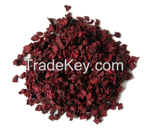 Dried red beet root