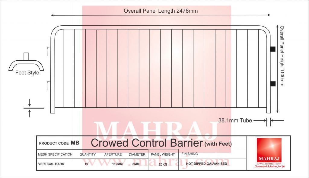 Crowed Control Barrier 