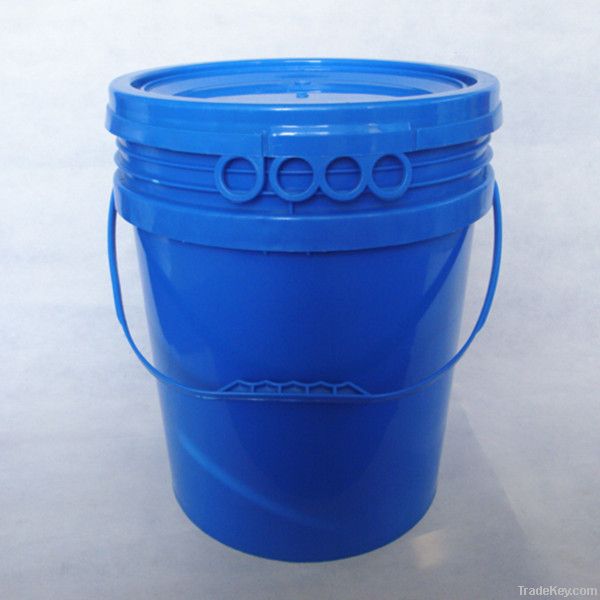 20L plastic bucket with lid and handle for oil
