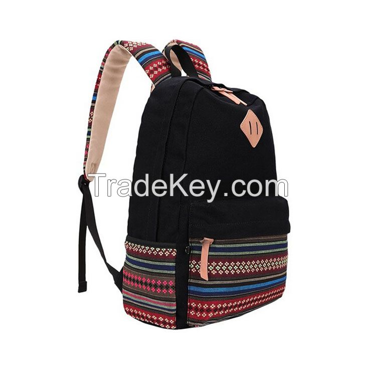 Causal Style Lightweight Canvas Cute Backpacks School Backpack