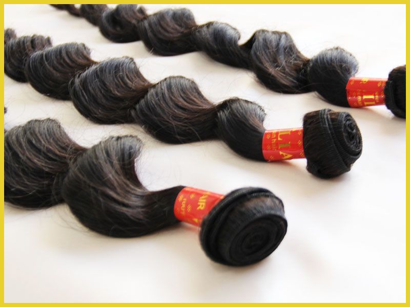 Malysian Virgin Hair 4pcs Lot Free Part Lace Closure With 3pcs Hair Bundles Unprocessed Human Virgin Hair Extension Loose Wave