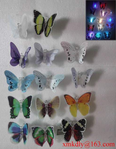 Electric Fibre Optic Butterfly with Suction Cup 