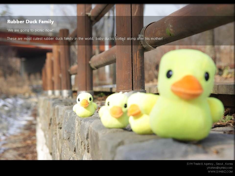 RUBBER DUCK FAMILY DOLL