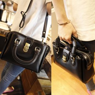 women's handbag genuine leather shoulder bag fashion handbag with lock