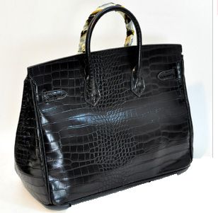 Women's handbag brief serpentine pattern crocodile pattern tote bag buckle stachel scarf trimed bag