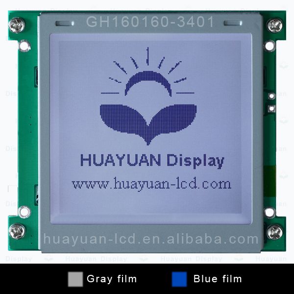 160x160  COG FSTN  Blue Graphic LCD module (UC1698)