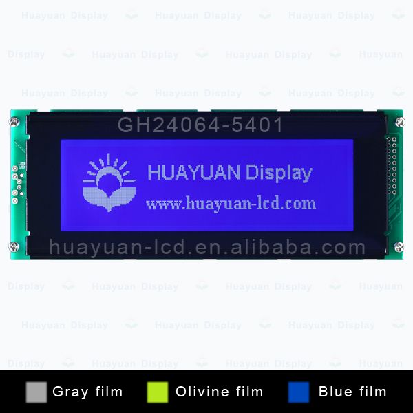 5.4-inch 240x64 dots customized LCD module