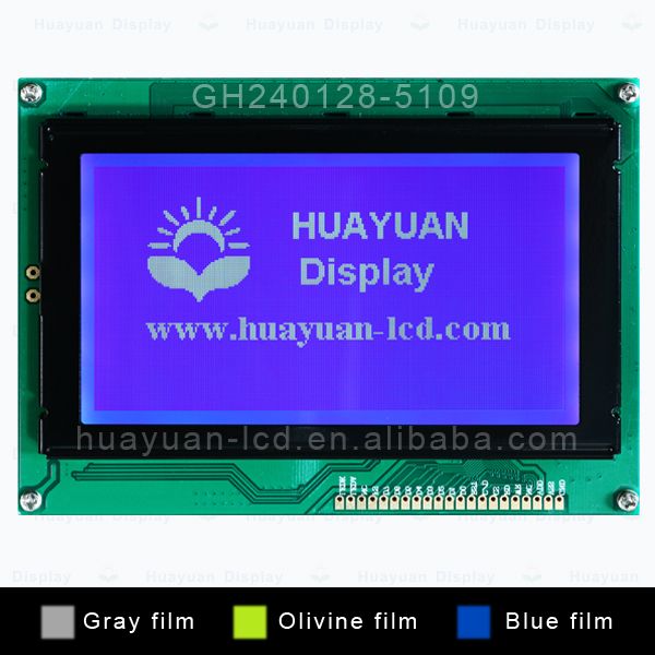 240x128  COB STN  Blue Graphic LCD module (RA8806)