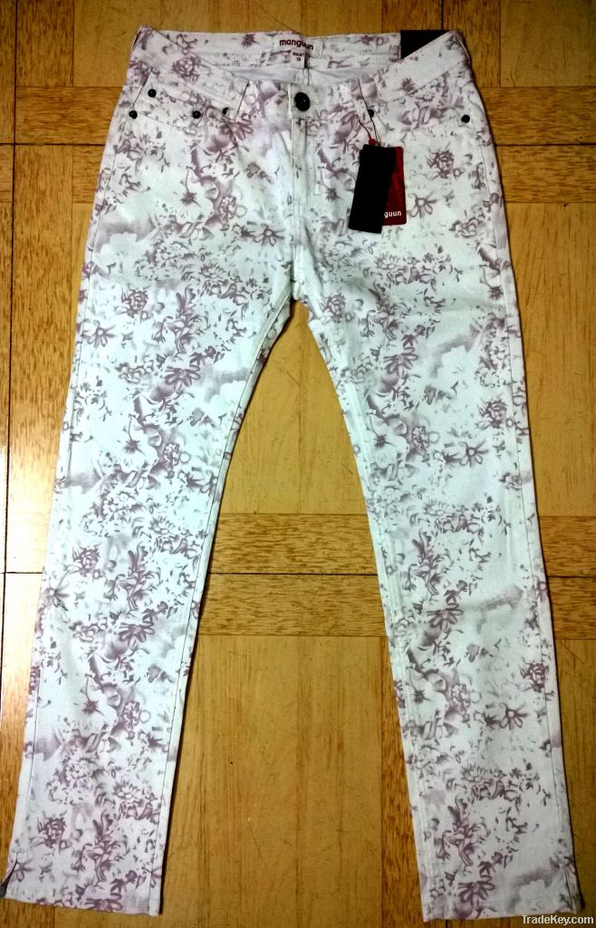 ladies' printed pant