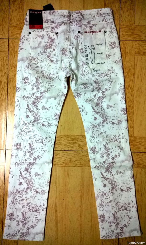 ladies' printed pant