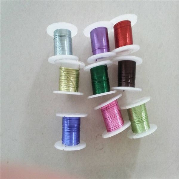 Colored jewelry wire