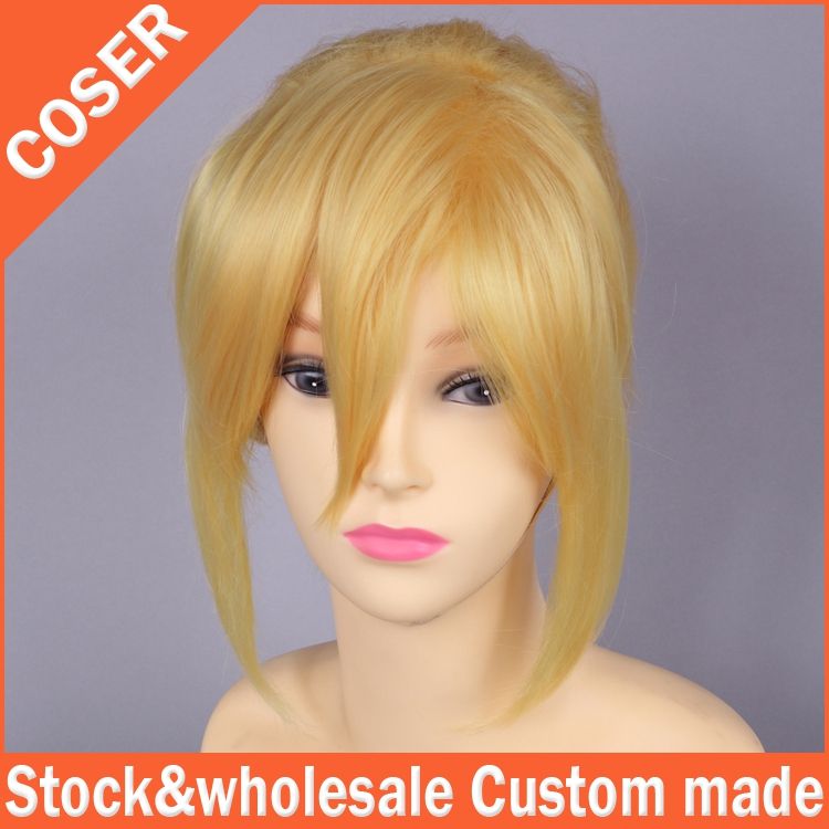 Top ten manufactuer in China. cosplay synthetic wig, stock wig, Fashion wig, Lace wig, men's wig