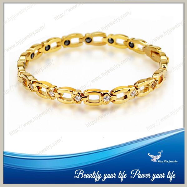 2014 high end magnetic stainless steel bracelet