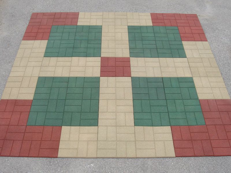 High quality rubber floor tile 