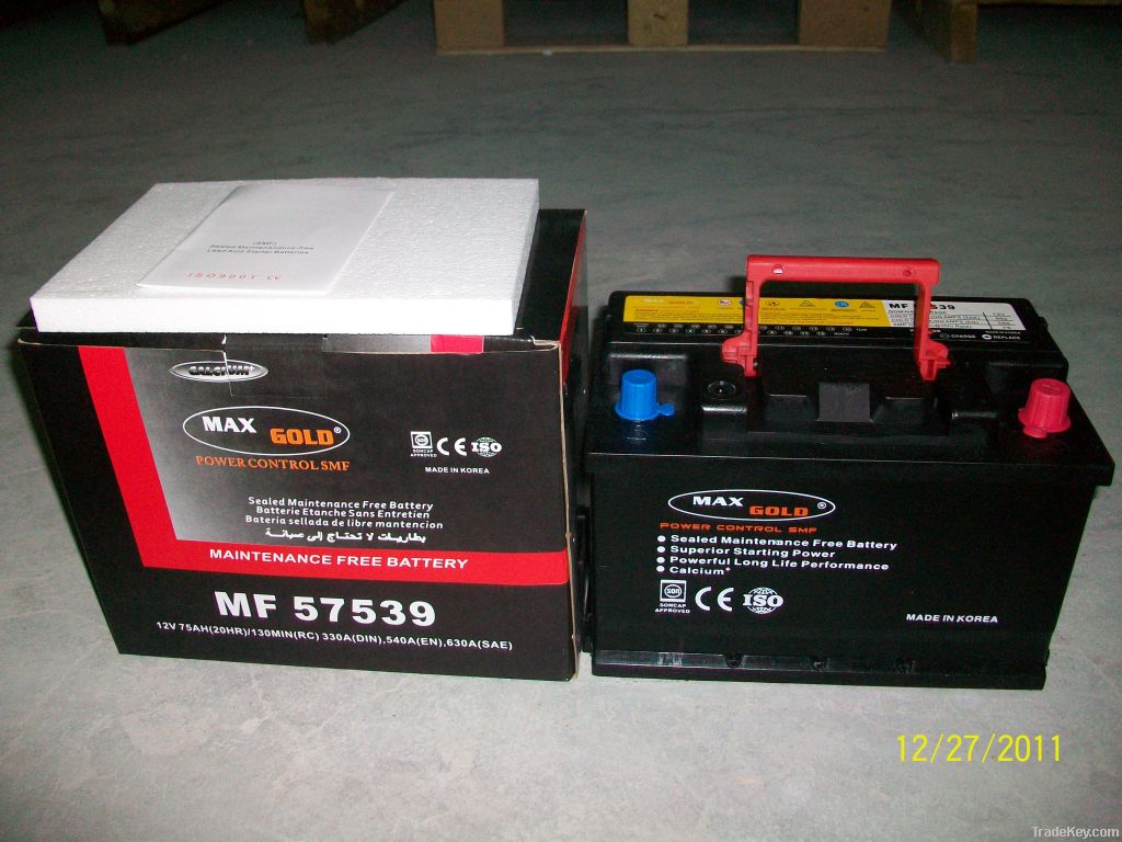 Maintainance Fee car battery DIN88 12V88AH