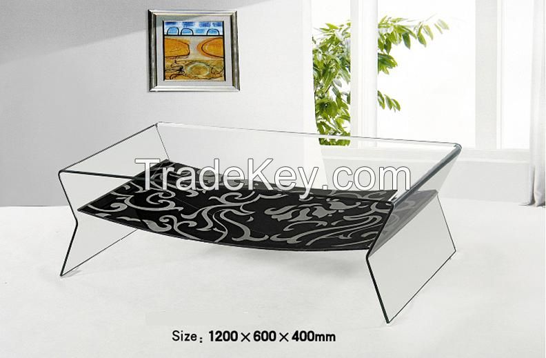 Hot Bent Glass Coffee Table