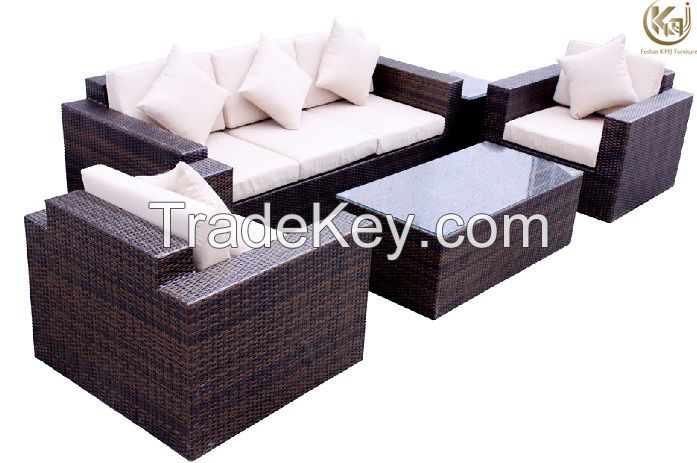 Plastic furniture garden sofa set 