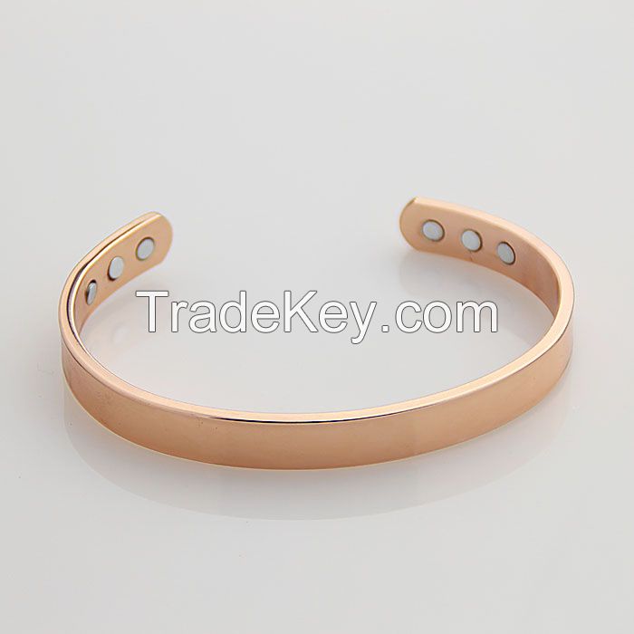 Healthy Jewelry Wholesale color Bio Copper Magnetic Bracelets help you relieving Arthritis,Joint Pain in the wrist b19