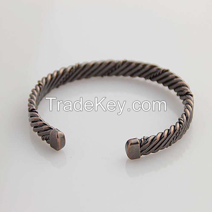 Healthy Jewelry Wholesale color Bio Copper Magnetic Bracelets help you relieving Arthritis,Joint Pain in the wrist c10