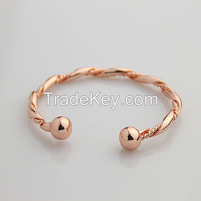 Healthy Jewelry Wholesale color Bio Copper Magnetic Bracelets help you relieving Arthritis,Joint Pain in the wrist