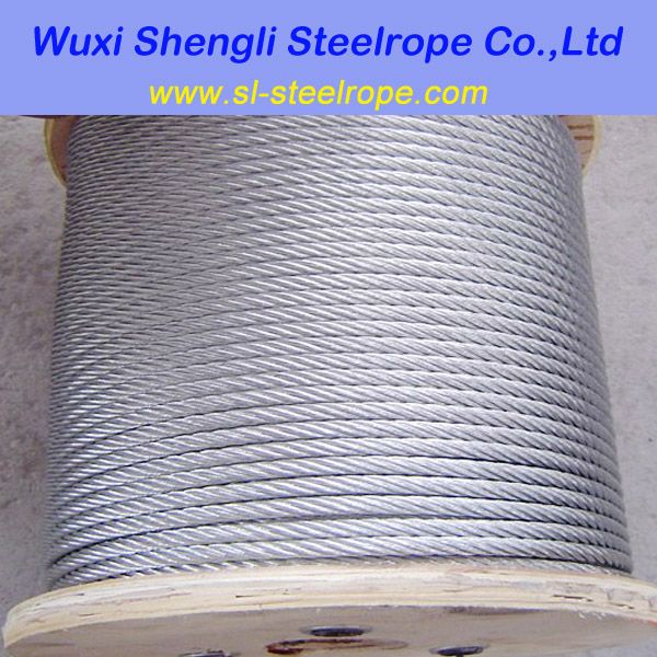6*19+IWS galvanized steel aviation cable