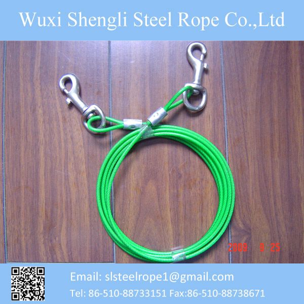 Dog tie out cables steel pet leash