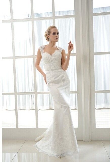 Lace Mermaid Backless Bridal Dresses RE13127