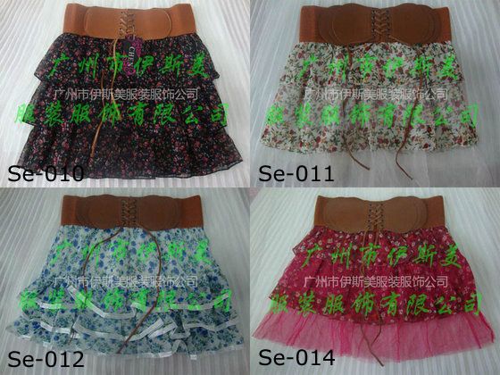 Girls Skirts Free Size Leopard skirts georgette Ladies short skirts candy mini skirts