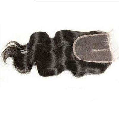 lace closure body 100% human hair high quality hair weft  hair extension natural raw human hair