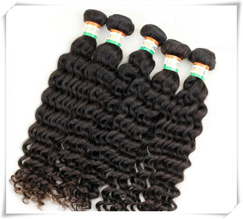 100% human hair high quality hair weft  hair extension natural raw human hair