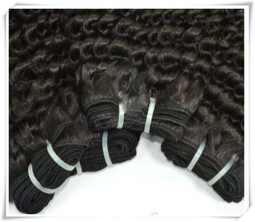 100% human hair high quality hair weft  hair extension natural raw human hair