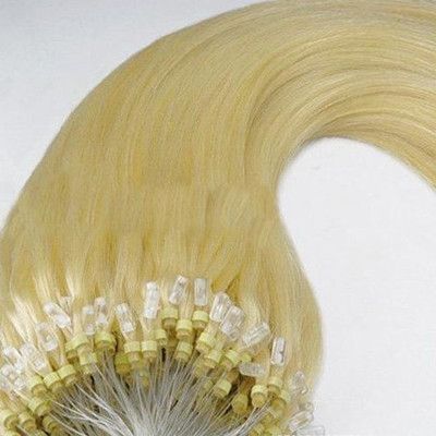 MICRO LOOP HUMAN HAIR EXTENSIONS 100% human hair high quality hair weft  hair extension natural raw human hair