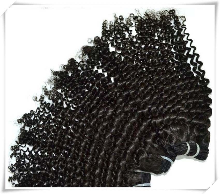 100% human hair high quality hair weft  hair extension natural raw human hair