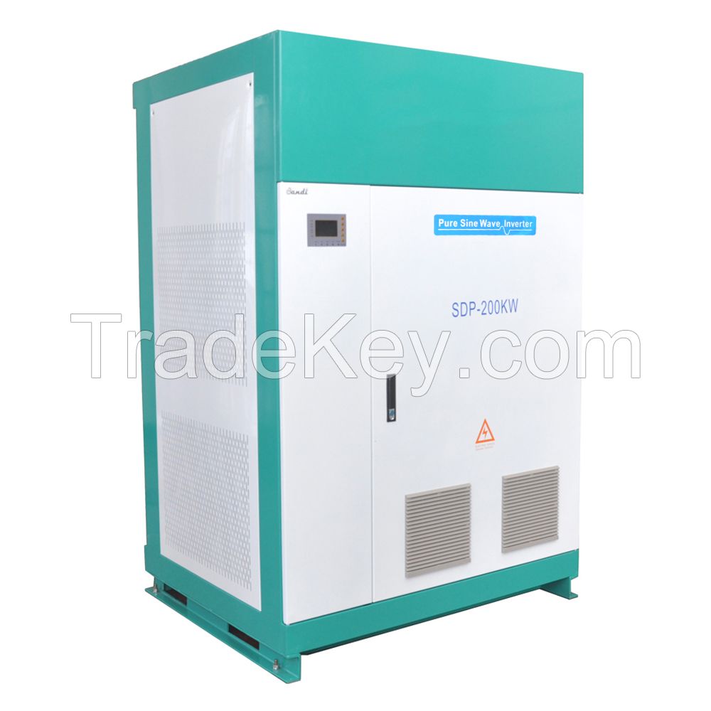 off grid inverter 3 phase 200kw DC to AC pure sine wave inverter