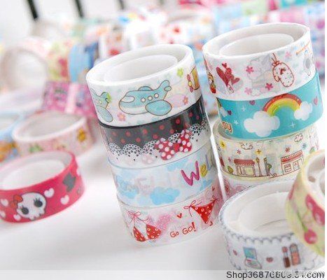 School Stationery Cartoon Tape