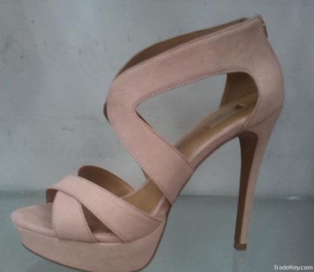 women high heel sandal with platform