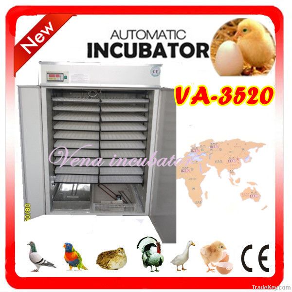 Industrial Chicken and Duck Incubator with High Quality(VA-3520)