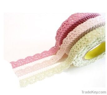 [lace tape] pure fresh Korea rurality powder DIY decorative tape manua