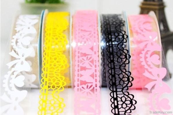 Fabric lace tape decorative, adhesive lace tape