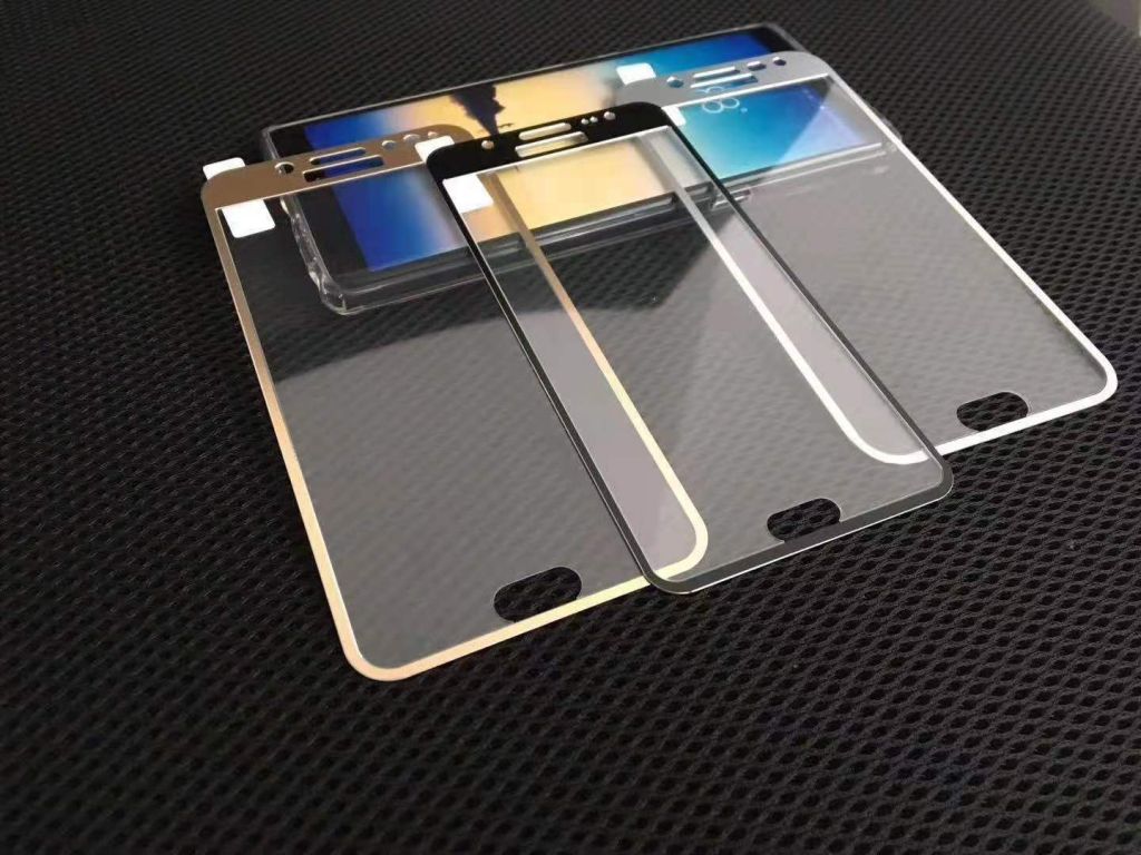 Metal Frame Glue Glass Screen Protector 