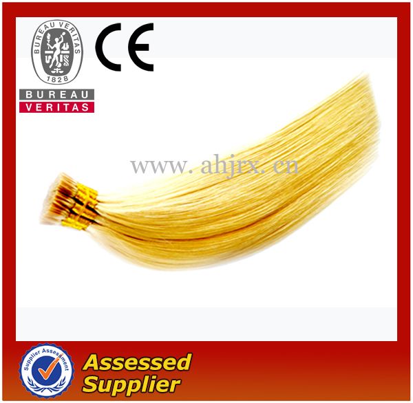 hair product 100% chinese human hair extensions wholesale I tip U tip