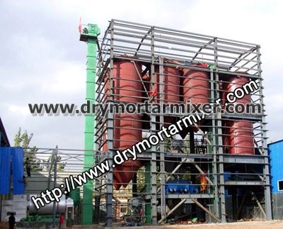 Full automatic dry mortar production line