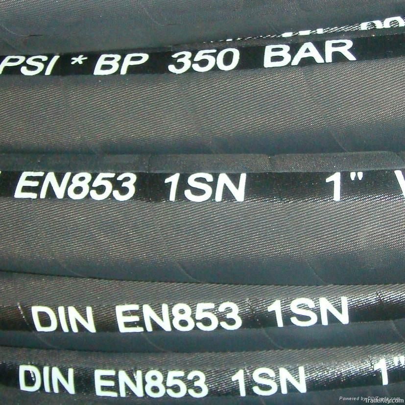 steel wire braid hydraulic hose SAE100R1 AT/ DIN EN 853 1SN