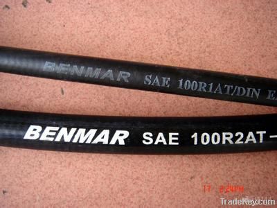 Steel wire braid hydraulic hose SAE 100 R2 AT/DIN EN 853 2SN