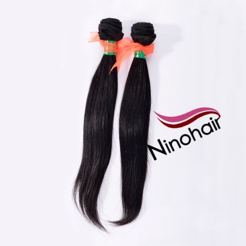 Wholesale - Unprocessed Virgin Peruvian Remy Hair Weft Straight Wave Hair 3pcs/ Lot 100g/pc 100% Real Natural Human Bulk Hair Weave 5A Fast Shipping DHL