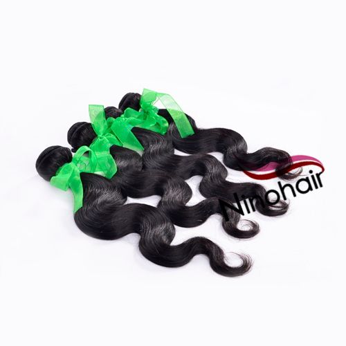 Wholesale - 5A Brazilian Virgin Body Wave Hair Top Quality Weft Mix length 4pcs/Lot 100g/pc Natural Human Hair Weave products Full Thick End China Store