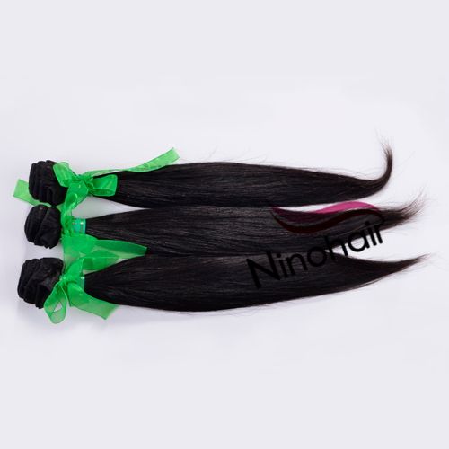 Wholesale - 5A Grade Brazilian Virgin Remy Hair Products Straight Wave 3pcs/lot 12-30 inch Mixd length 100% Real Human Natural Unprocessed Hair Fashionable