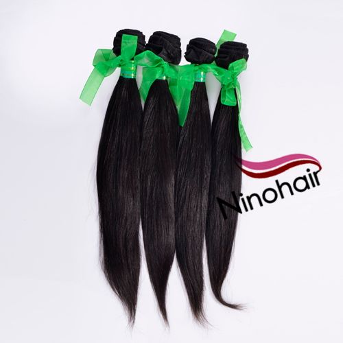 Wholesale - Hot Queen Hair Brazilian Straight Wavy Hair 3 Tone Mixed Length 8-30inch 100% Real Virgin Natural Human Hair Extension China Cheap Price 5A