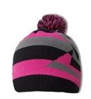 Waterproof Beanie Hat Pink Stripe