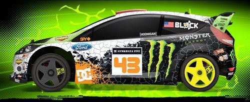 HPI Racing 1/8 Ken Block WR8 Flux Ford Fiesta H.F.H.V. 